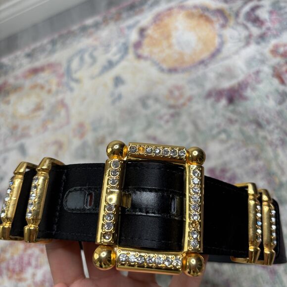 Escada Vintage Gold Buckle Belt